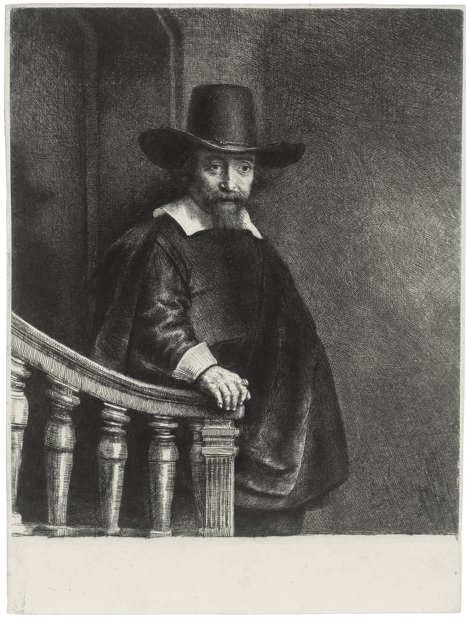 Ephraim Bueno, médico judío, 1647 de Rembrandt van Rijn