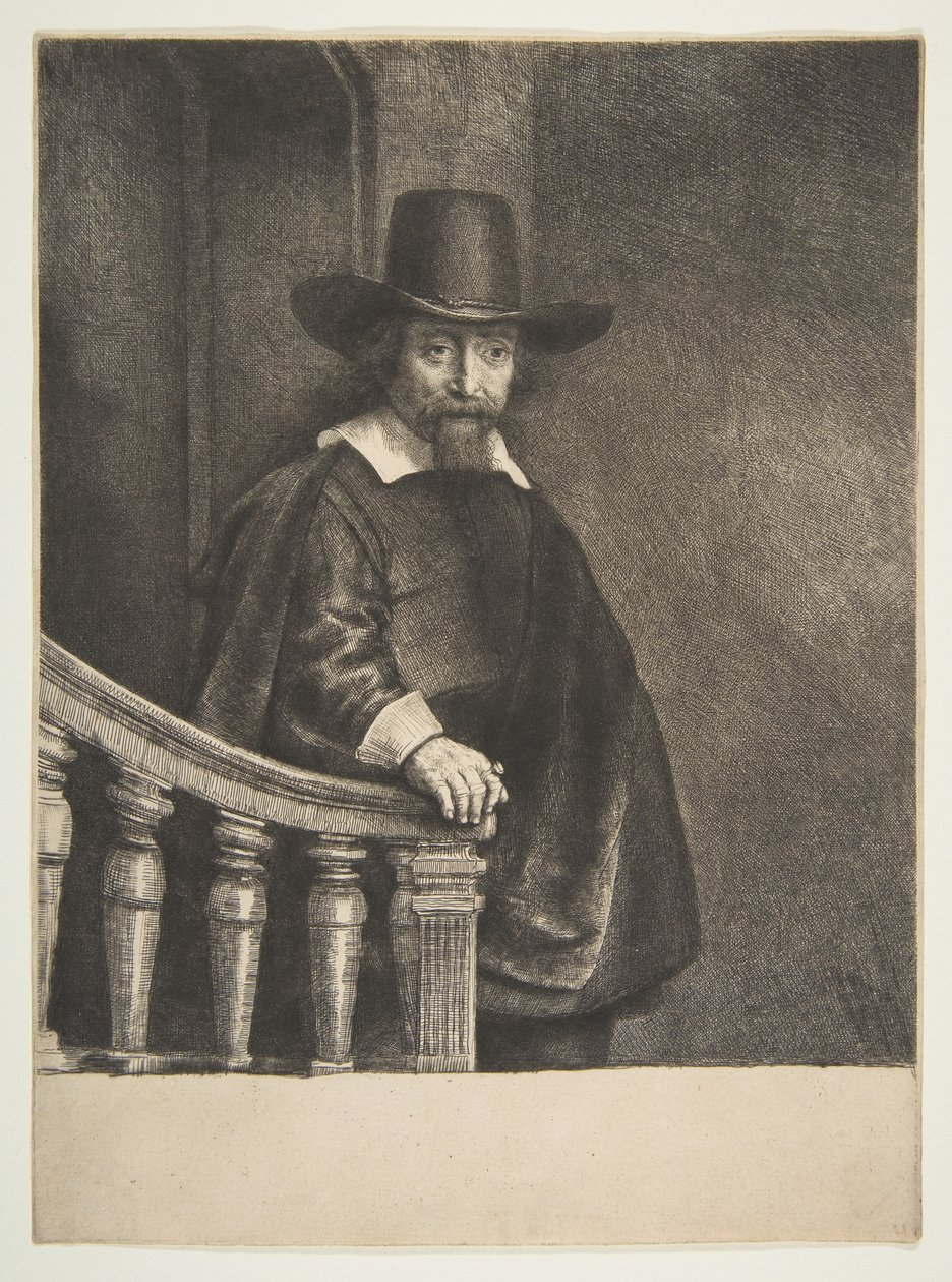 Efraín Bueno, Médico Judío, 1647 de Rembrandt van Rijn