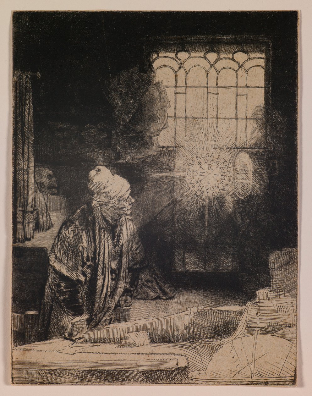 Fausto (El erudito en su estudio) de Rembrandt van Rijn