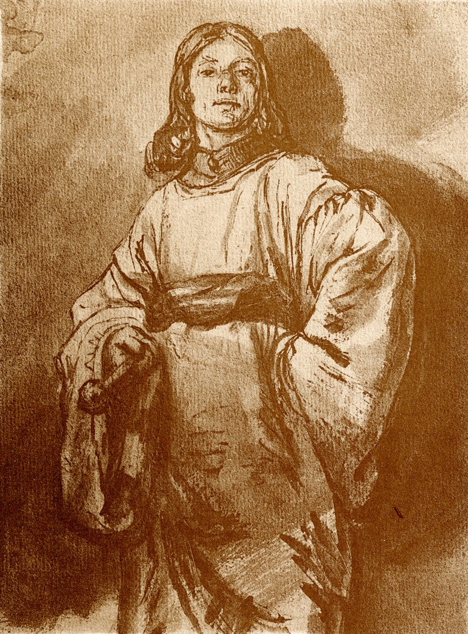Estudio de figura de Rembrandt van Rijn