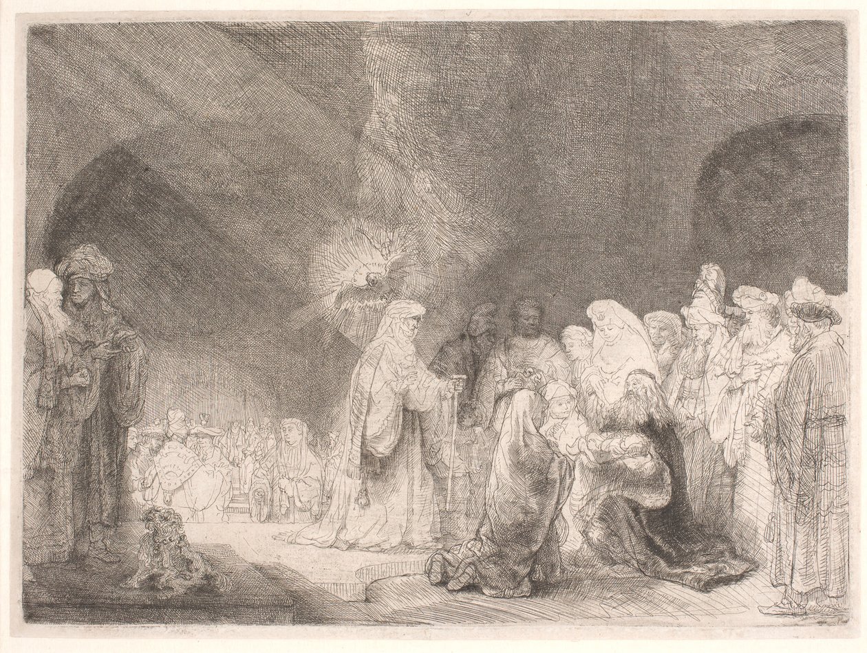 La presentación en el templo de Rembrandt van Rijn