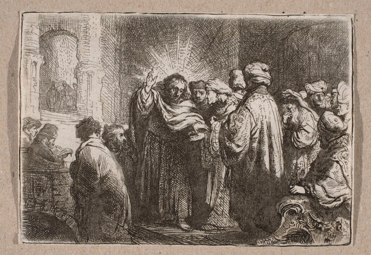 Un céntimo de alquiler de Rembrandt van Rijn