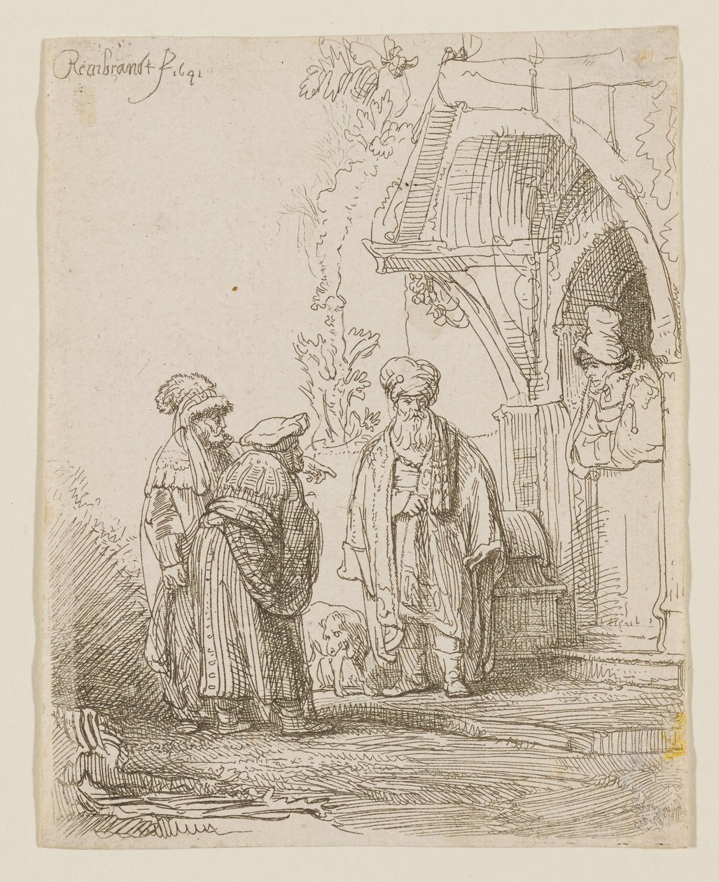 Jacob y Labán de Rembrandt van Rijn