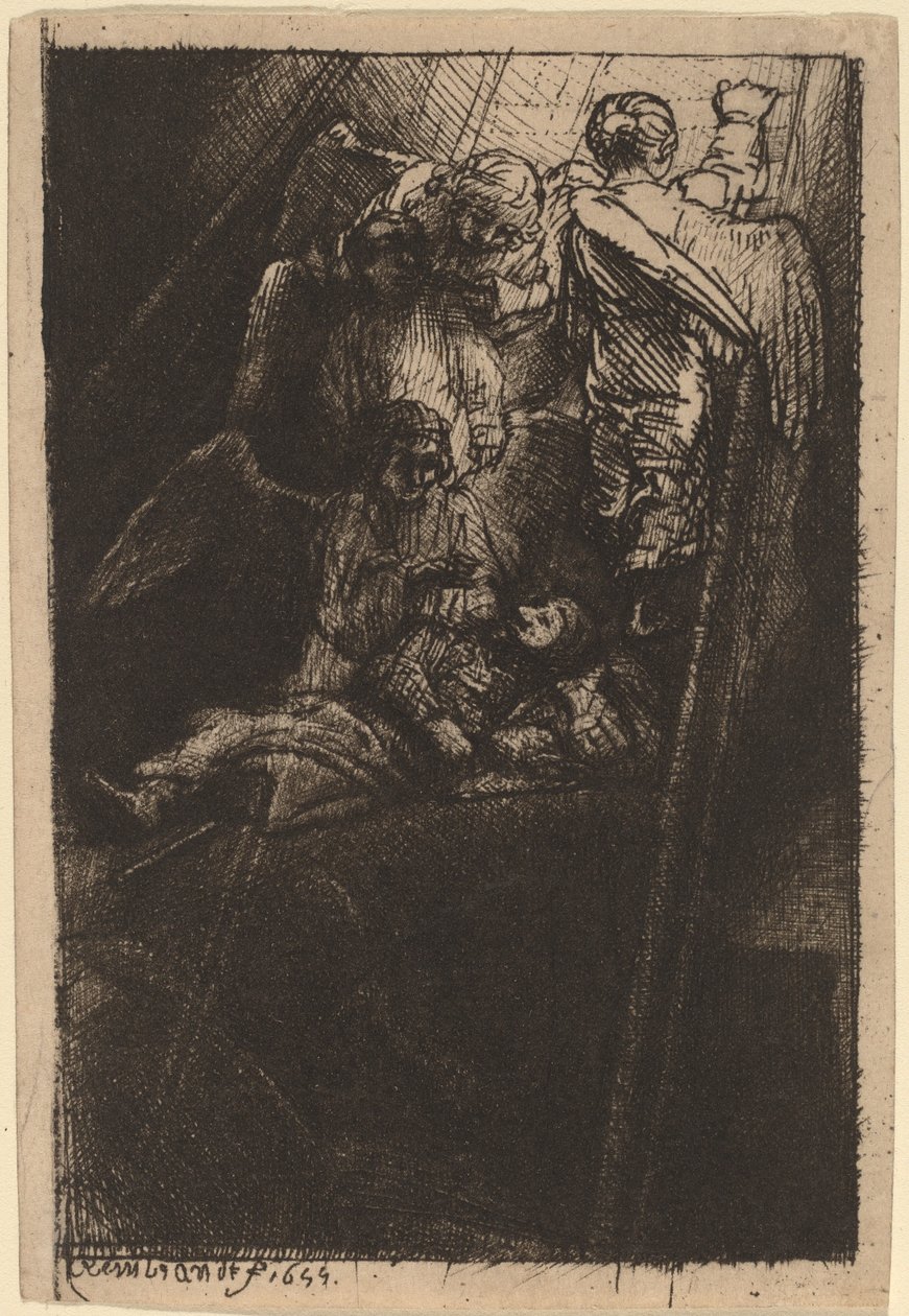 La Escalera de Jacob de Rembrandt van Rijn
