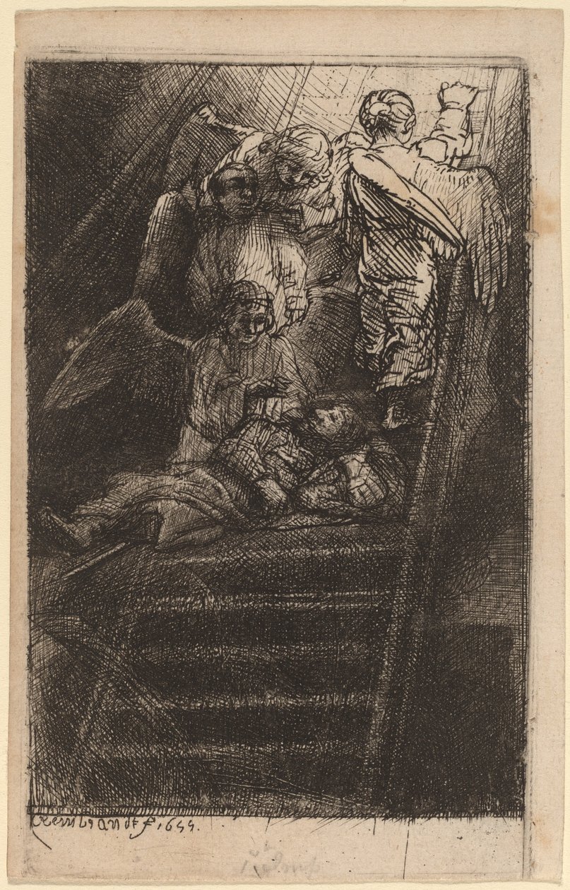La escalera de Jacob de Rembrandt van Rijn