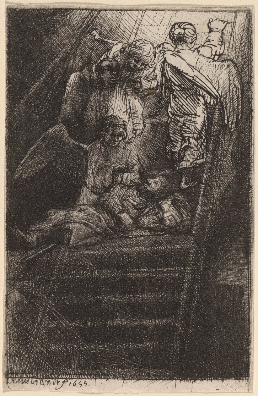 La Escalera de Jacob de Rembrandt van Rijn