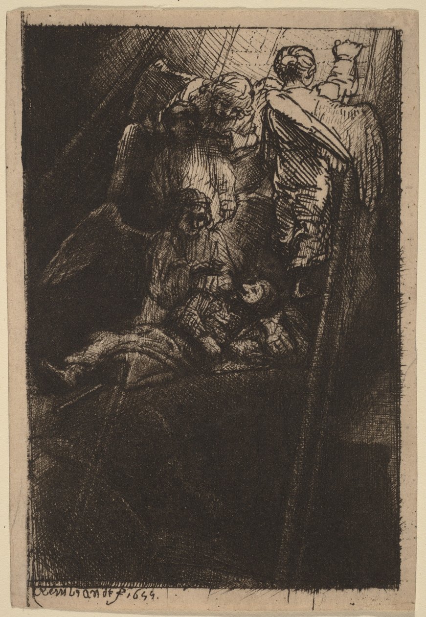 La escalera de Jacob de Rembrandt van Rijn