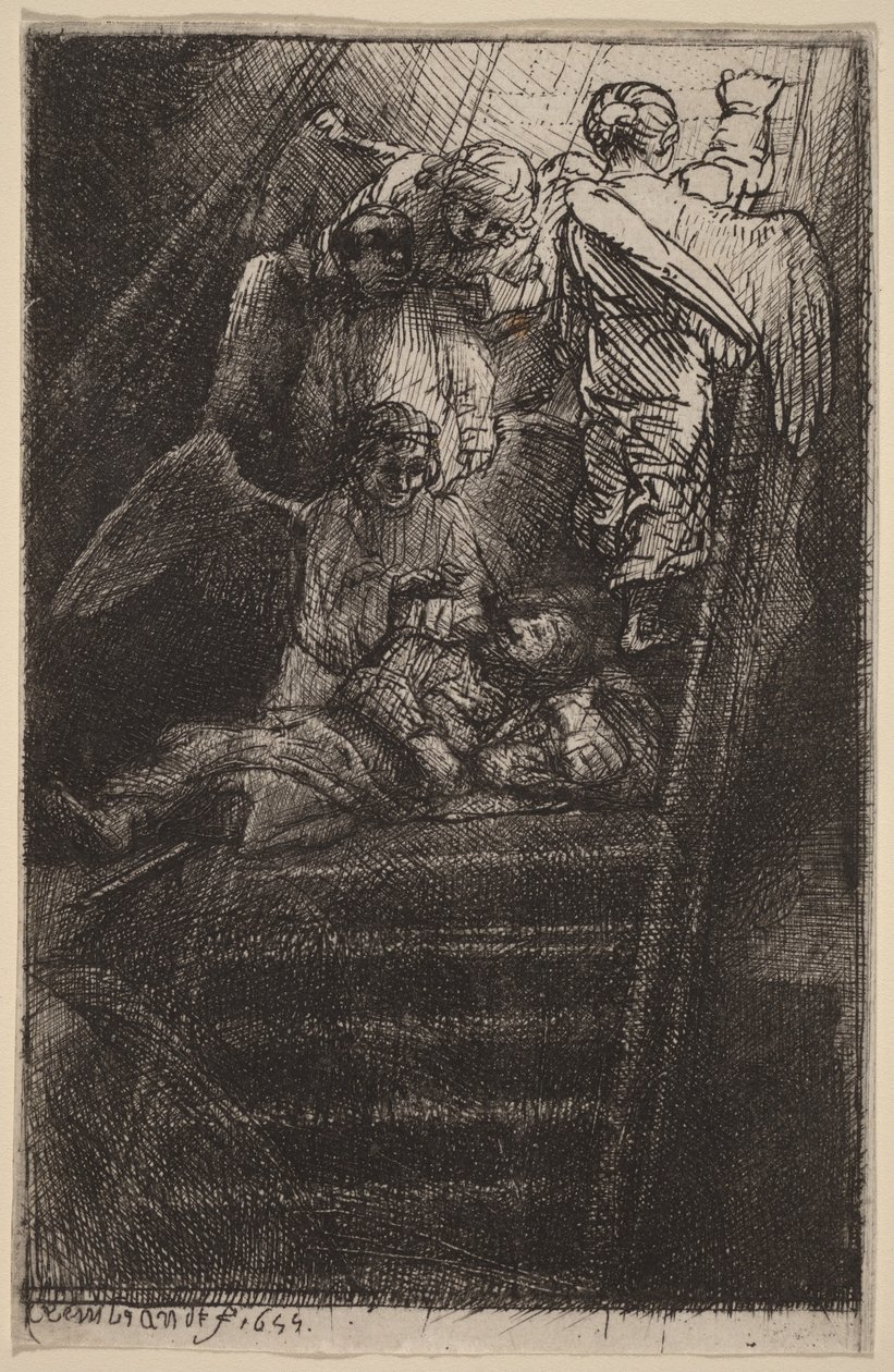 La escalera de Jacob de Rembrandt van Rijn