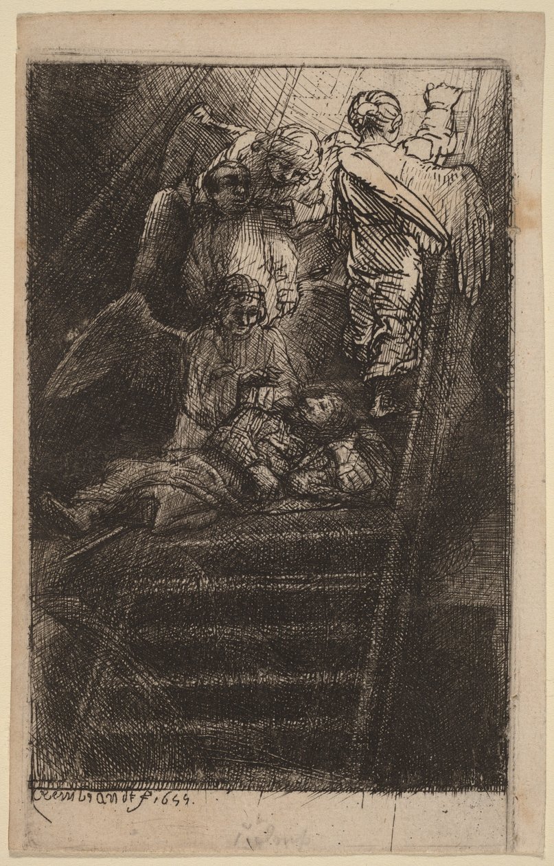 La escalera de Jacob de Rembrandt van Rijn