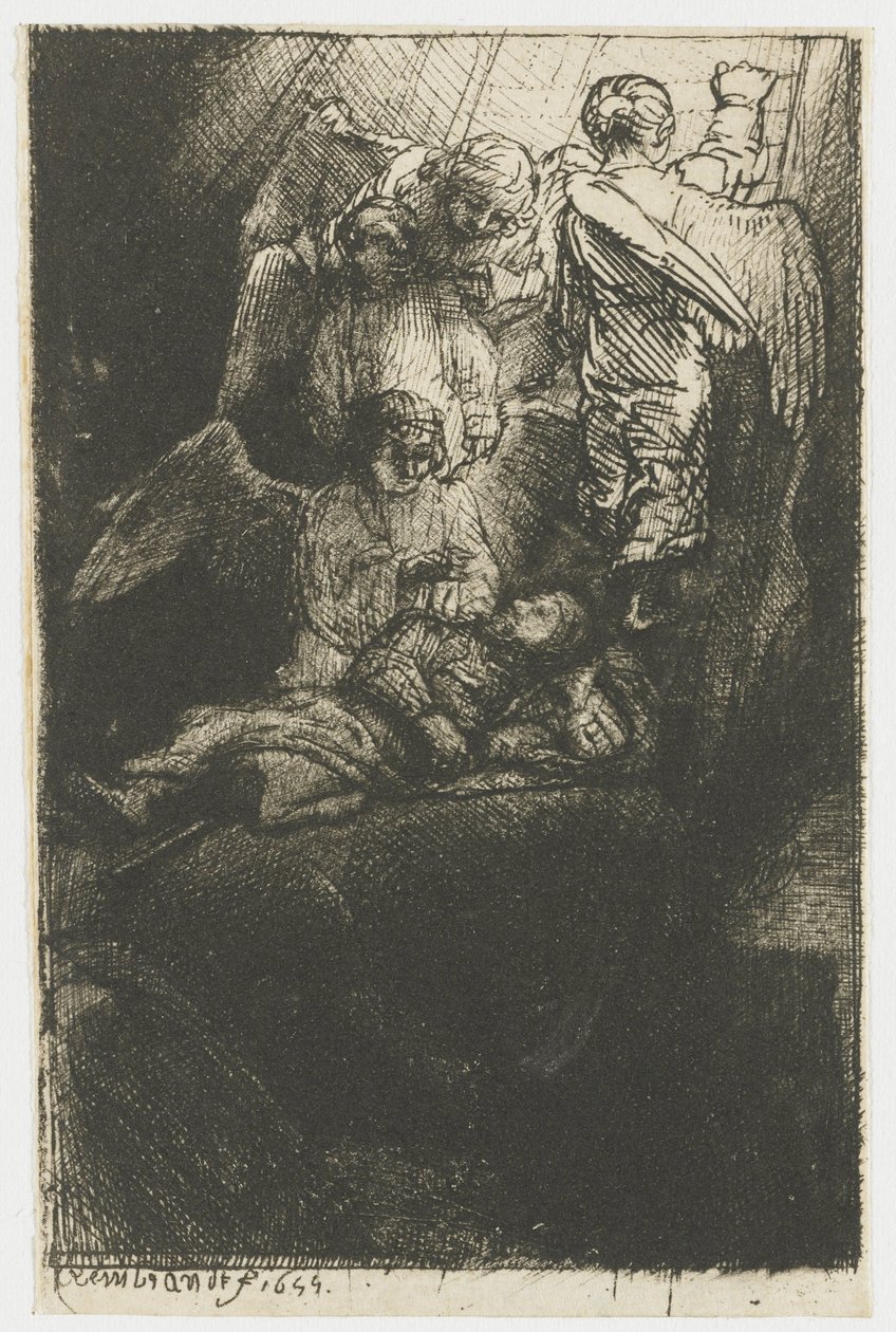 La escalera de Jacob de Rembrandt van Rijn