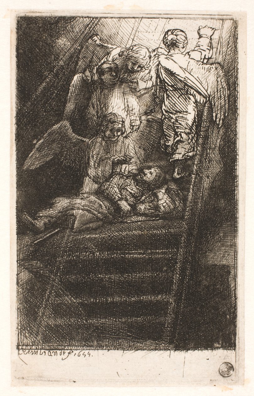 La escalera de Jacob de Rembrandt van Rijn