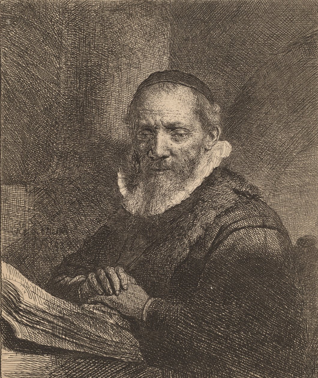 Jan Cornelisz. Sylvius, 1633 de Rembrandt van Rijn