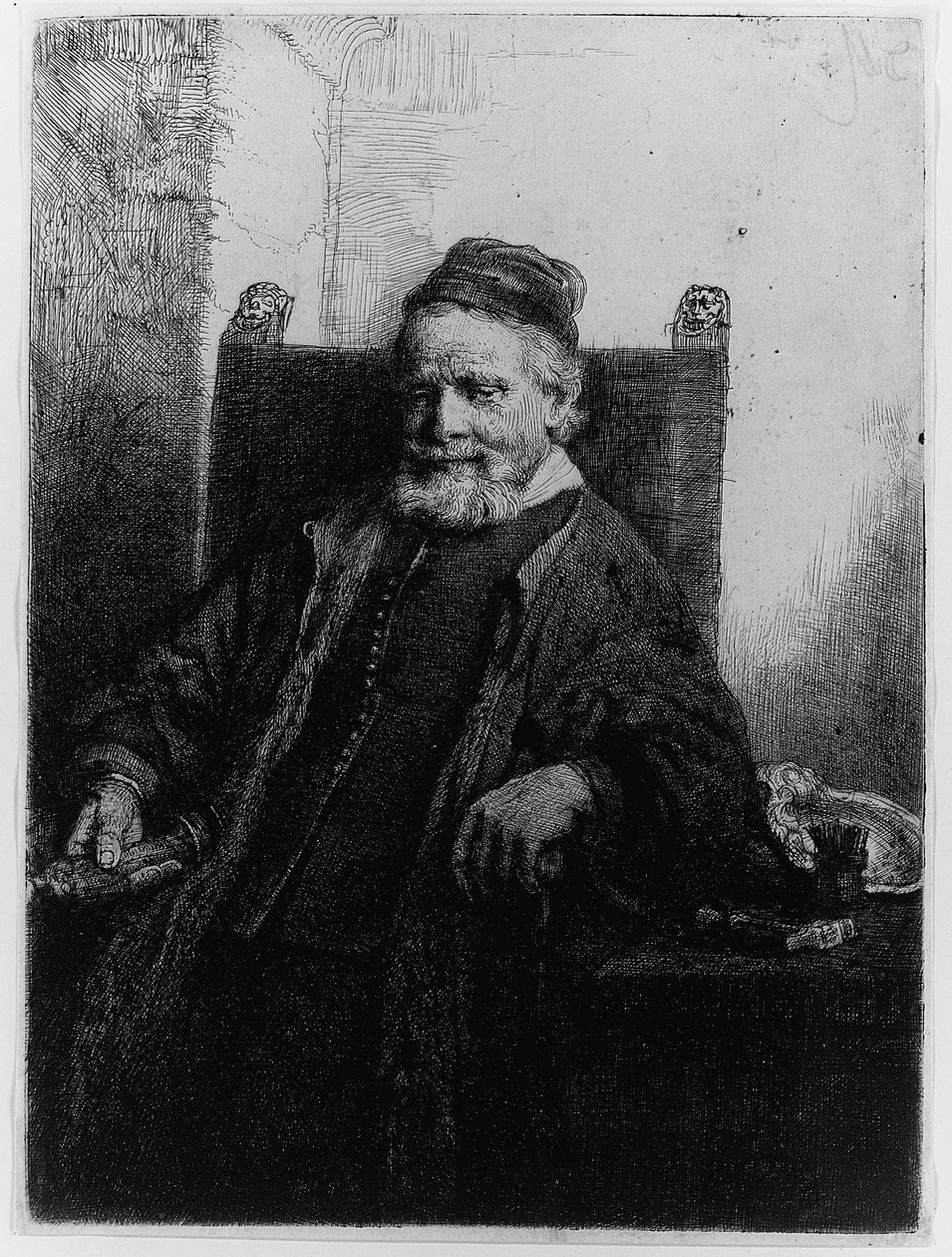 Jan Lutma, Orfebre, 1656 de Rembrandt van Rijn