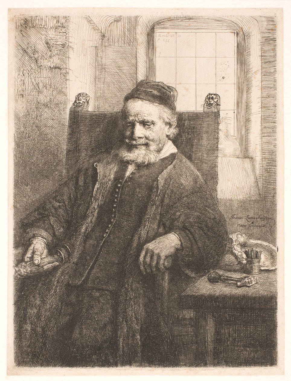 Jan Lutma, el viejo, orfebre y escultor de Rembrandt van Rijn