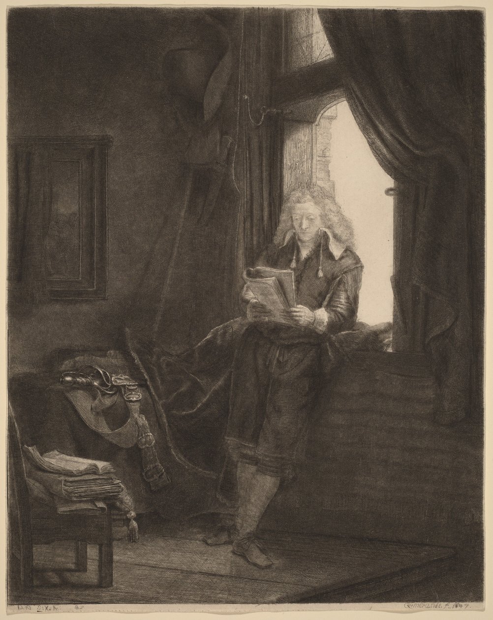 Jan Six de Rembrandt van Rijn