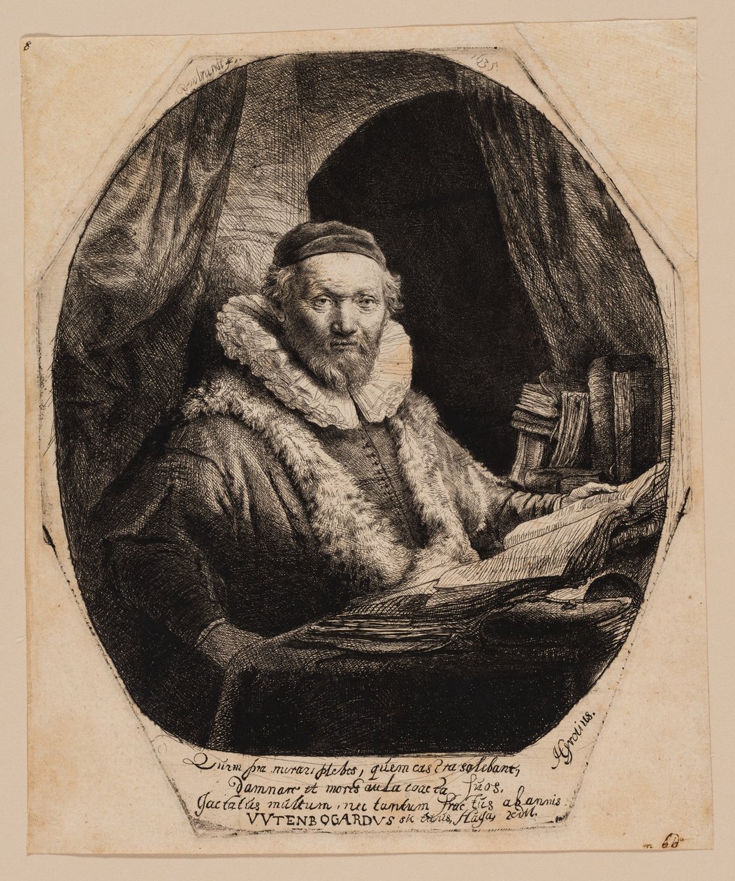 Jan Uytenbogaert, Predicador de los Remonstrantes de Rembrandt van Rijn