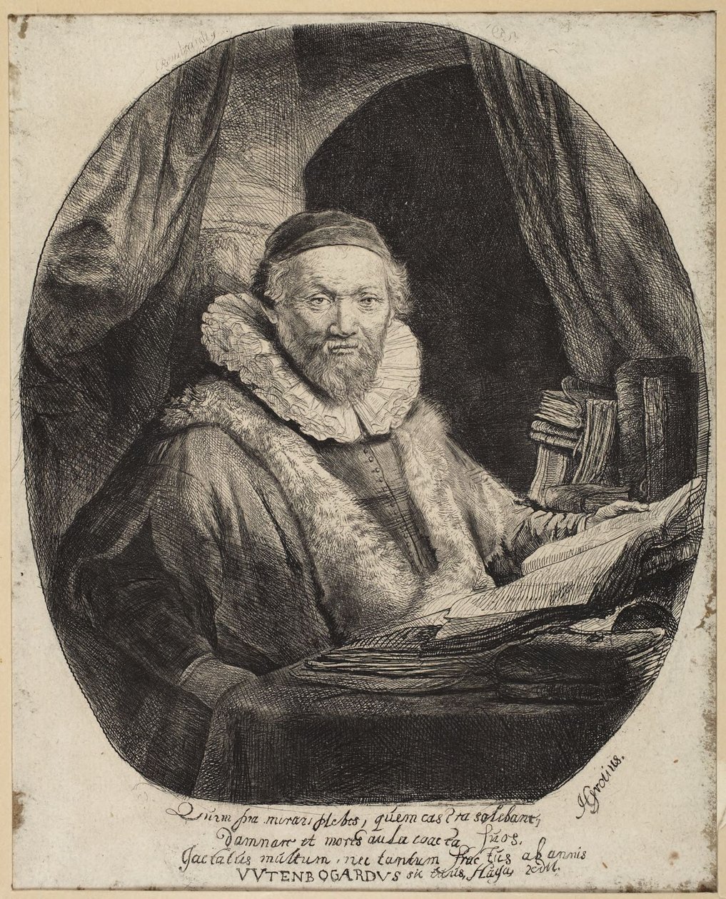 Jan Uytenbogaert, predicador de los remonstrantes de Rembrandt van Rijn
