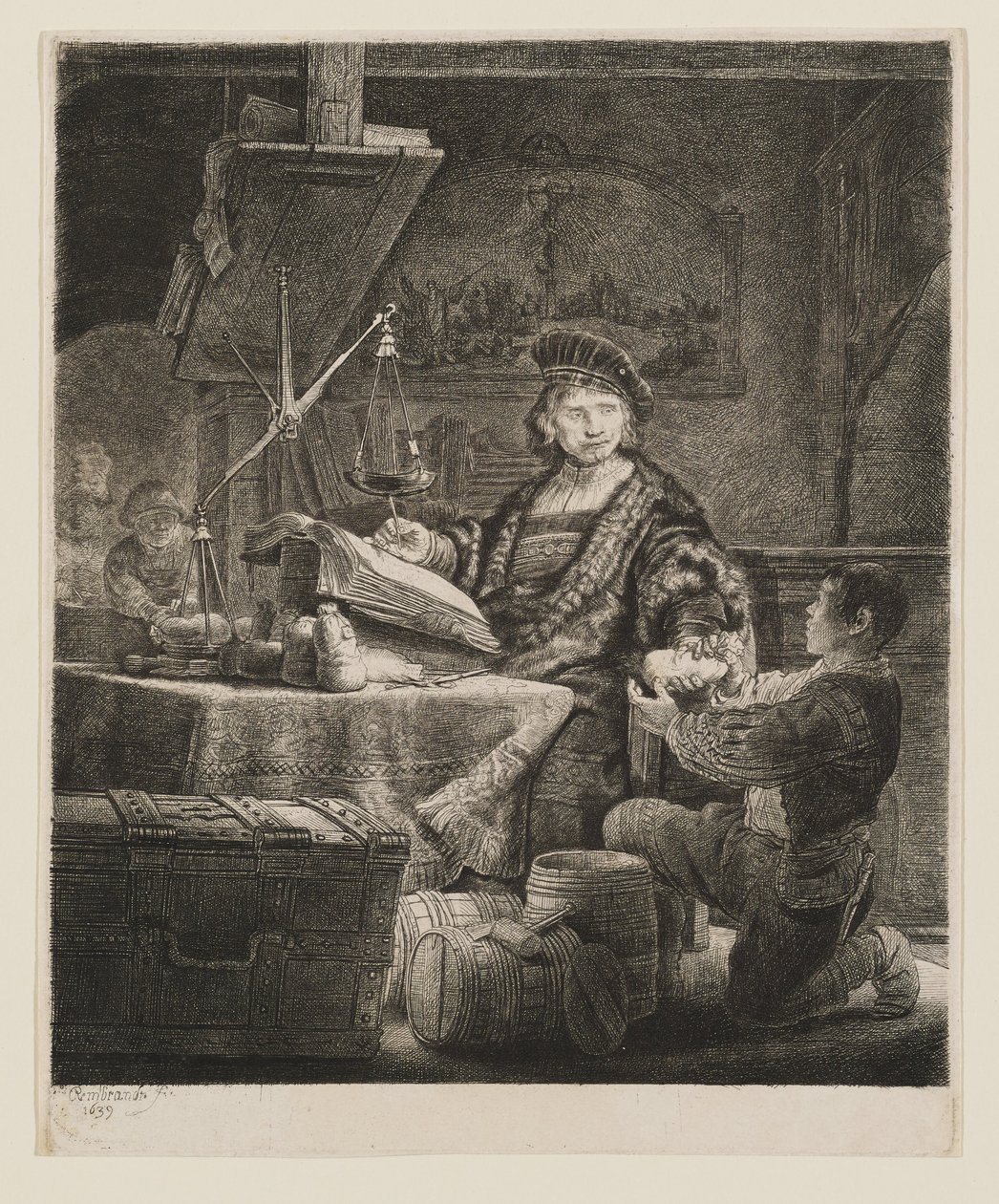 Jan Uytenbogaert, recaudador general de Rembrandt van Rijn