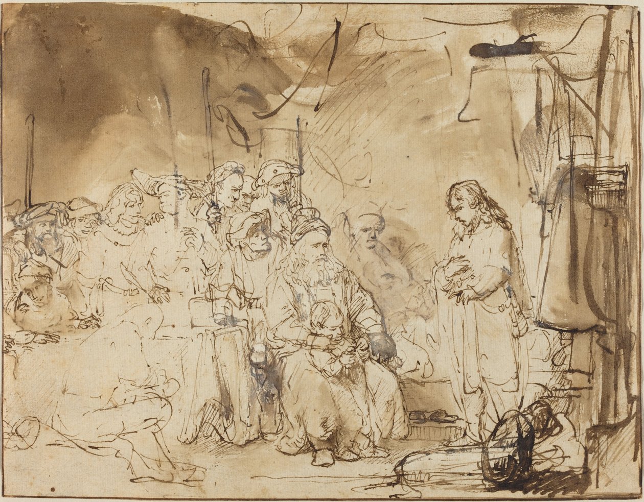 José contando sus sueños de Rembrandt van Rijn