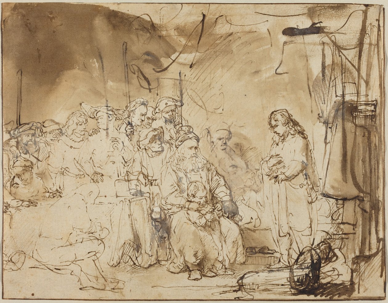 José cuenta sus sueños de Rembrandt van Rijn
