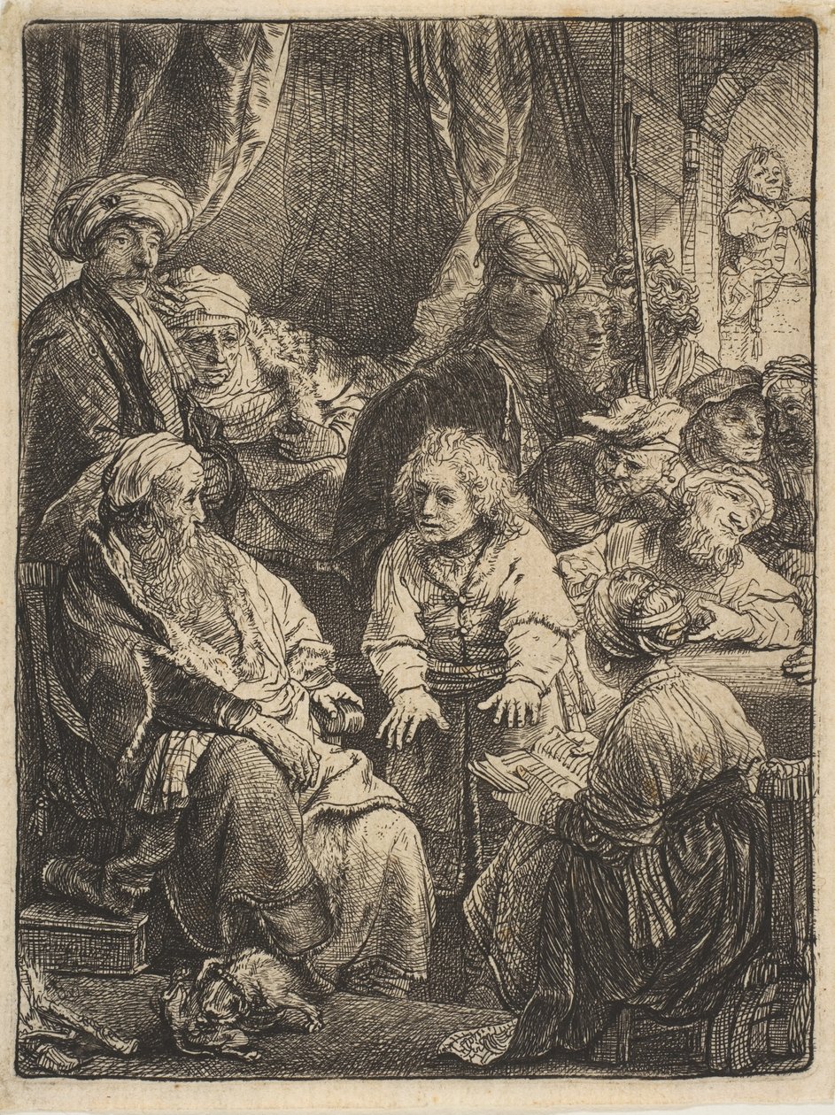 José contando sus sueños, 1638 de Rembrandt van Rijn