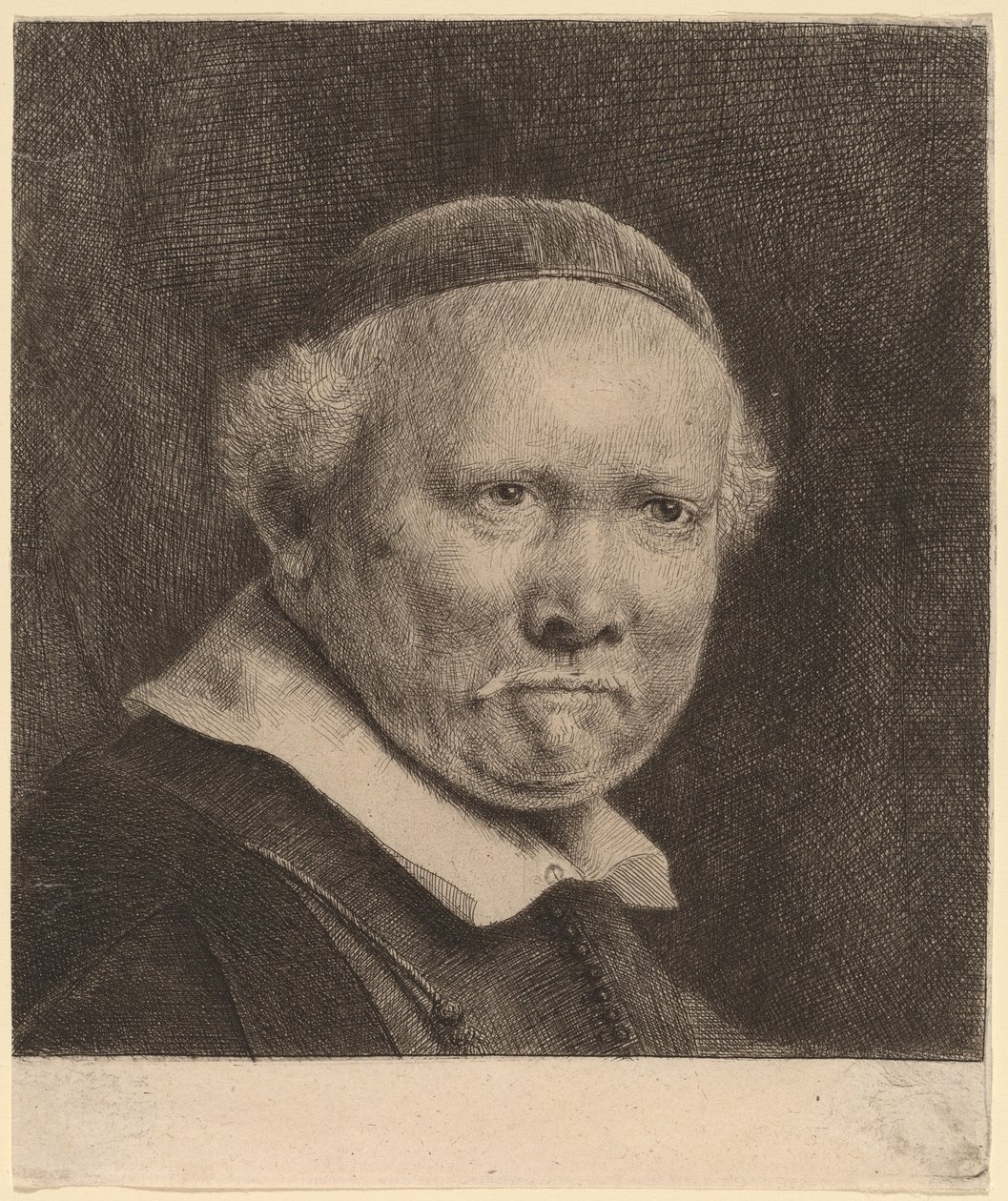Lieven Willemsz van Coppenol: la placa más grande de Rembrandt van Rijn