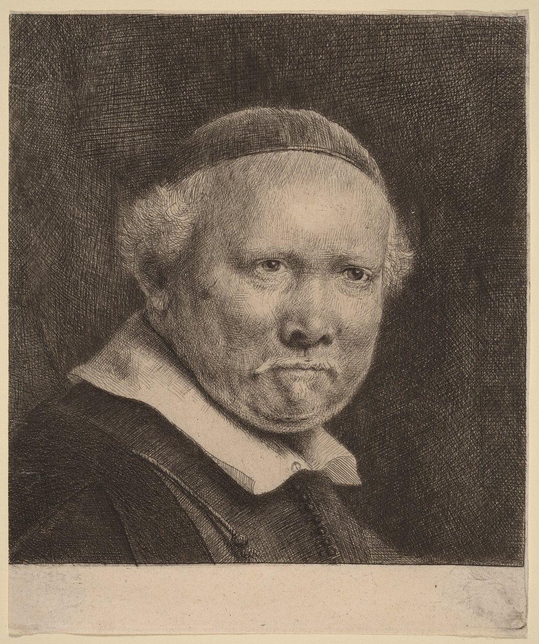 Lieven Willemsz van Coppenol: «The Larger Plate» de Rembrandt van Rijn