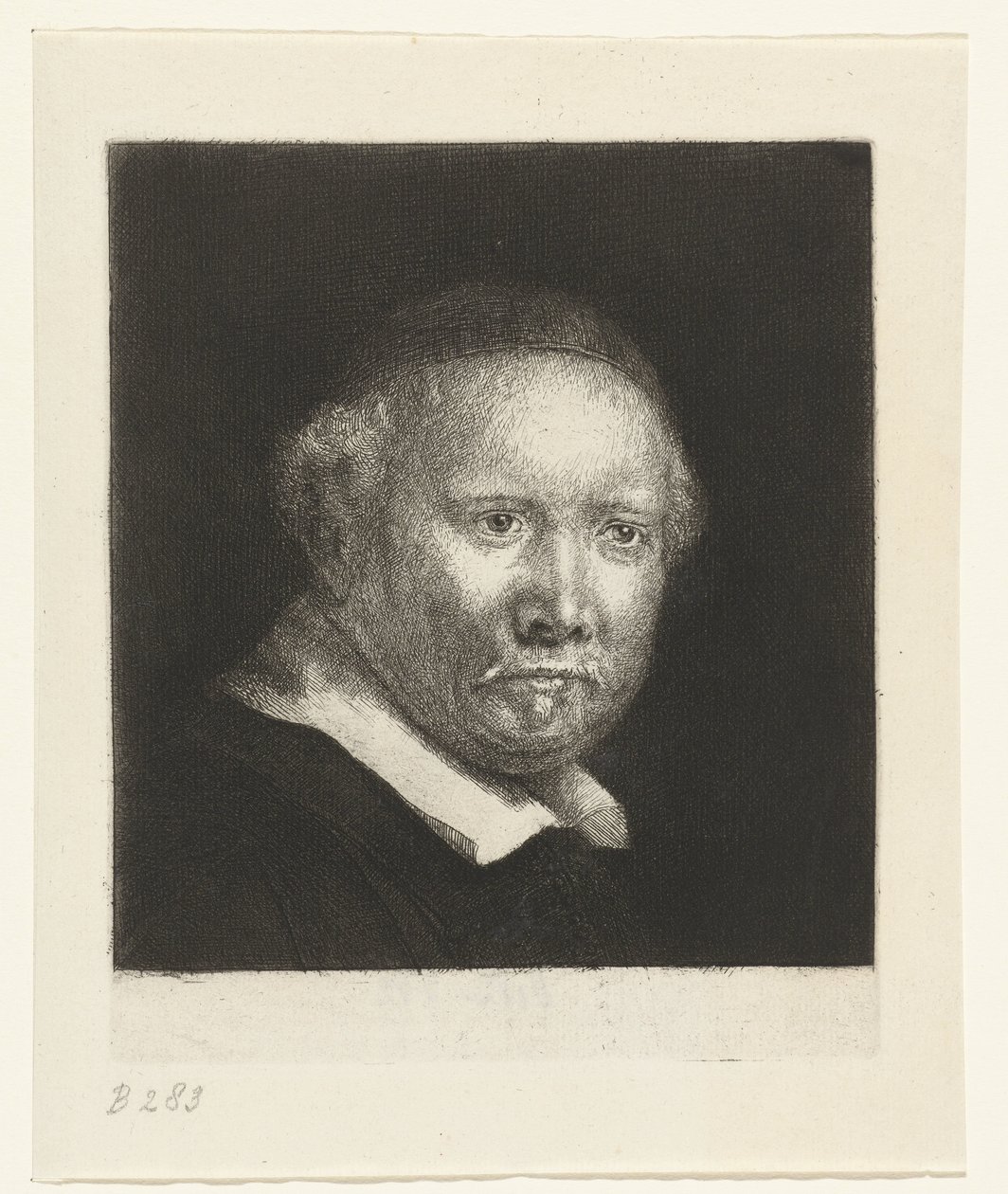 Lieven Willemsz. van Coppenol, maestro calígrafo: la lámina más grande de Rembrandt van Rijn