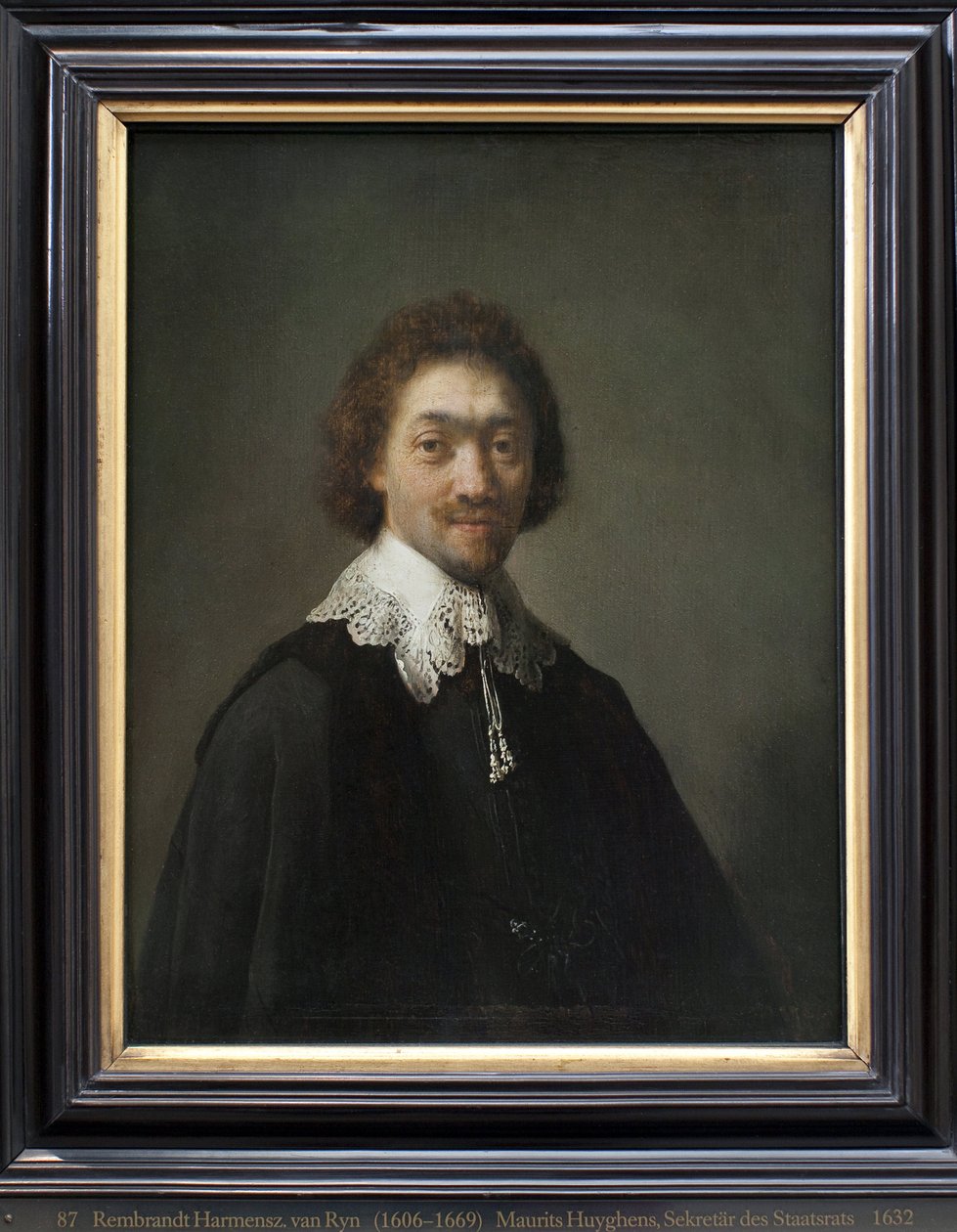 Maurits Huygens, Secretario de Estado en Lahaye (Países Bajos) de Rembrandt van Rijn