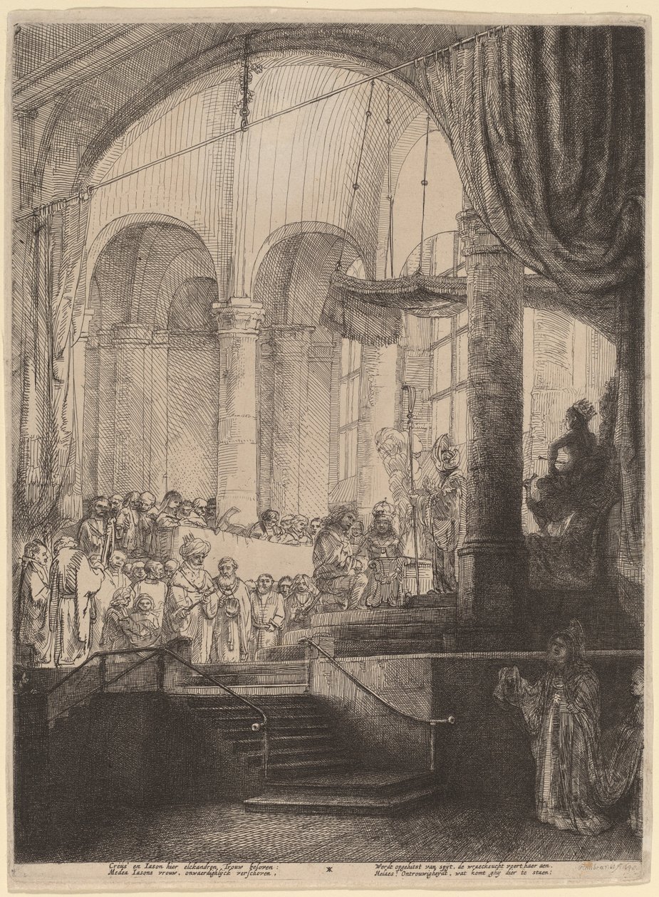Medea, o el Matrimonio de Jasón y Creusa de Rembrandt van Rijn