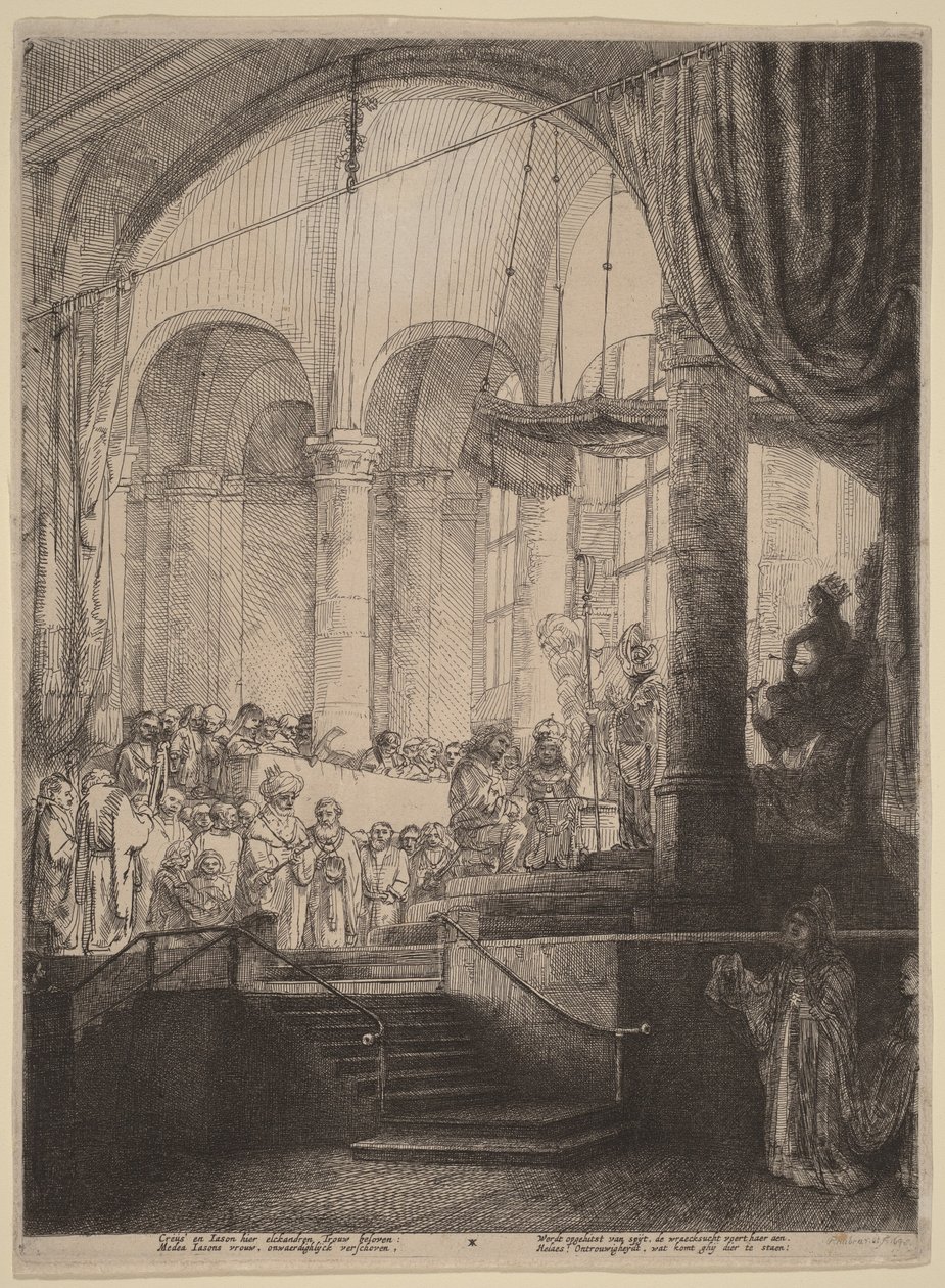 Medea, o el matrimonio de Jasón y Creusa de Rembrandt van Rijn