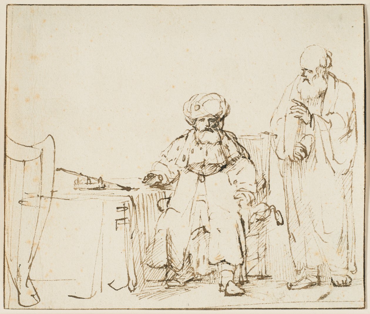 Natán amonesta a David de Rembrandt van Rijn