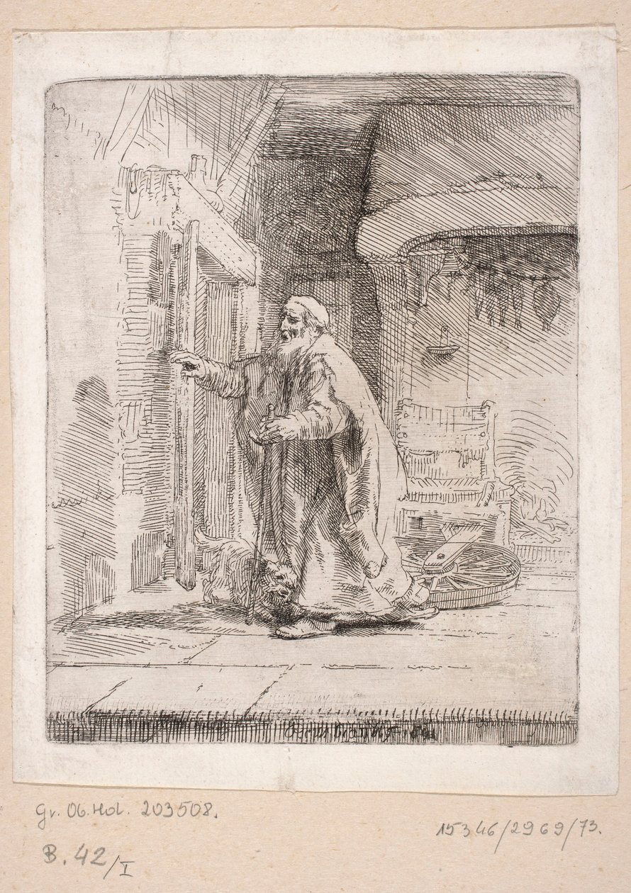 Tobías, el ciego de Rembrandt van Rijn