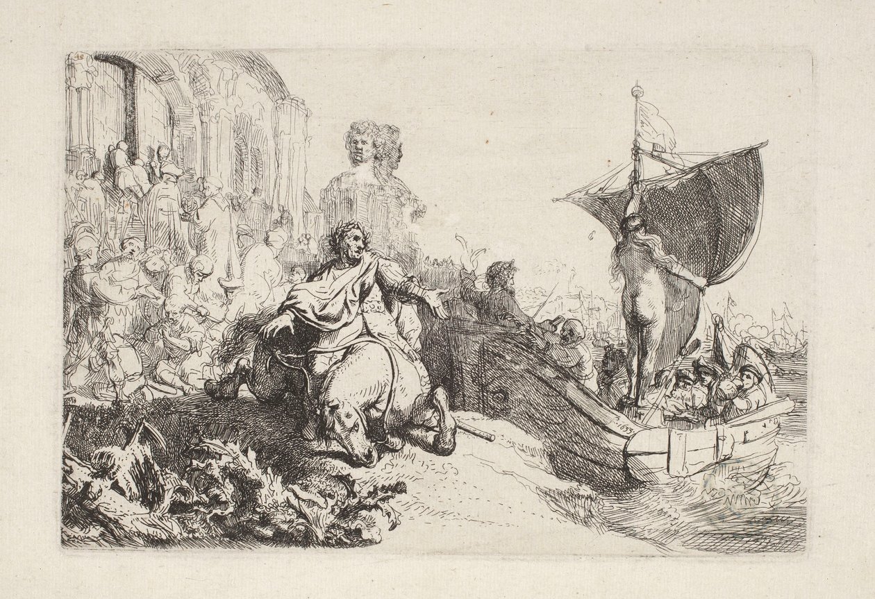 El barco de la Fortuna de Rembrandt van Rijn