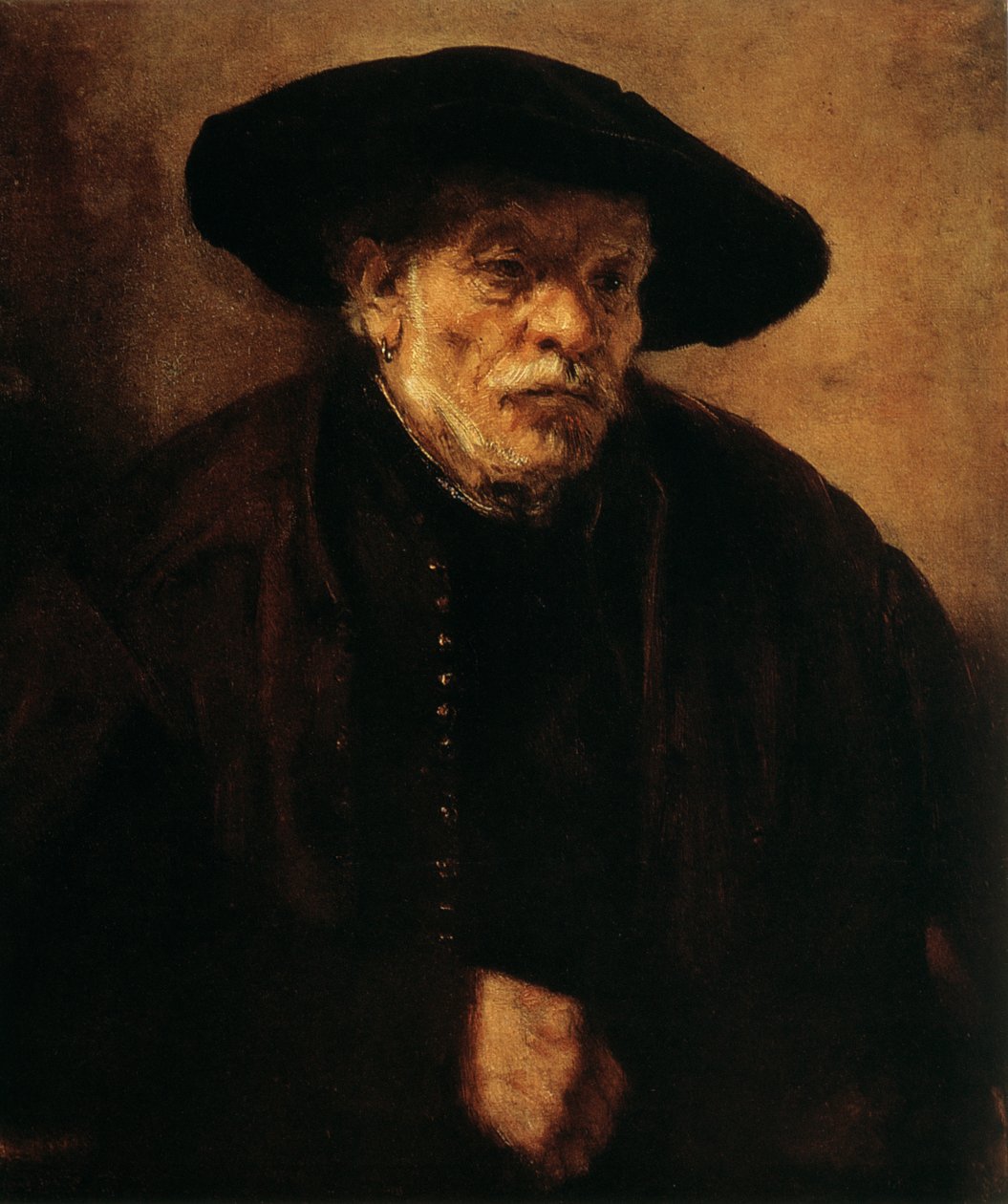 Retrato del Hermano de Rembrandt, Andrien van Rijn, 1654 de Rembrandt van Rijn