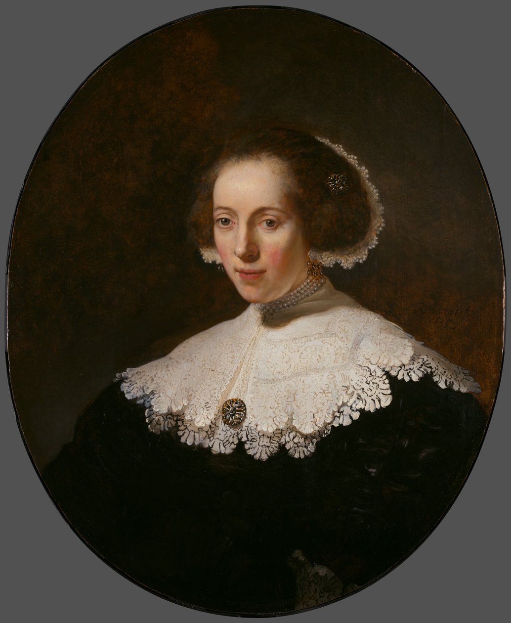 Retrato de una mujer, c.1632-35 de Rembrandt van Rijn