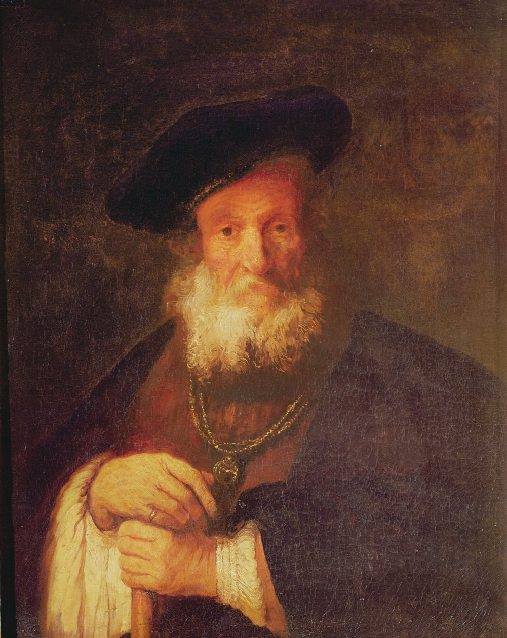 Retrato de un anciano de Rembrandt van Rijn