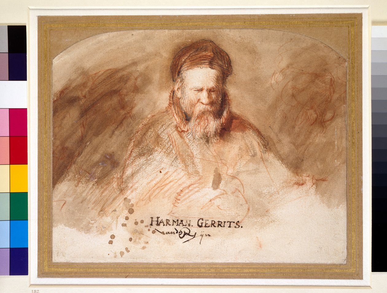 Retrato de un anciano, siglo XVII de Rembrandt van Rijn