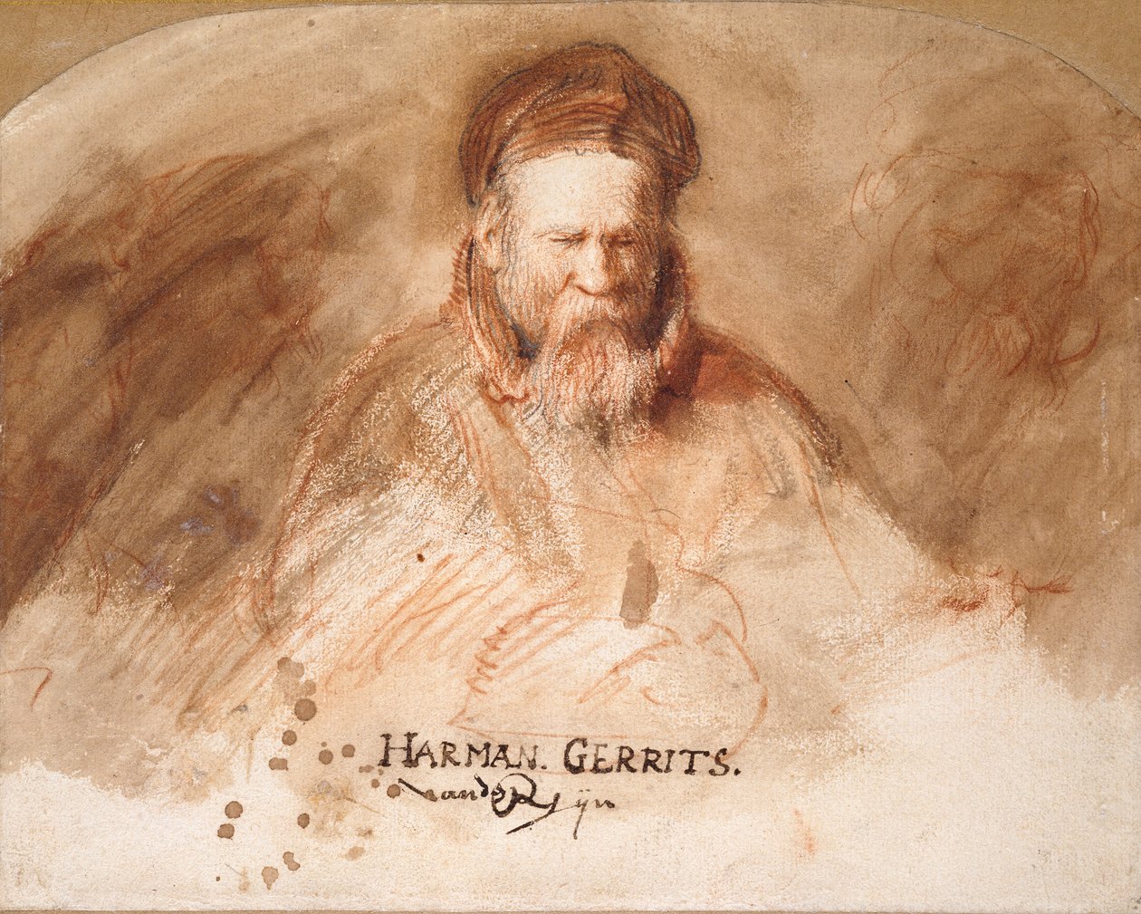Retrato de un anciano, 1625-1630 de Rembrandt van Rijn