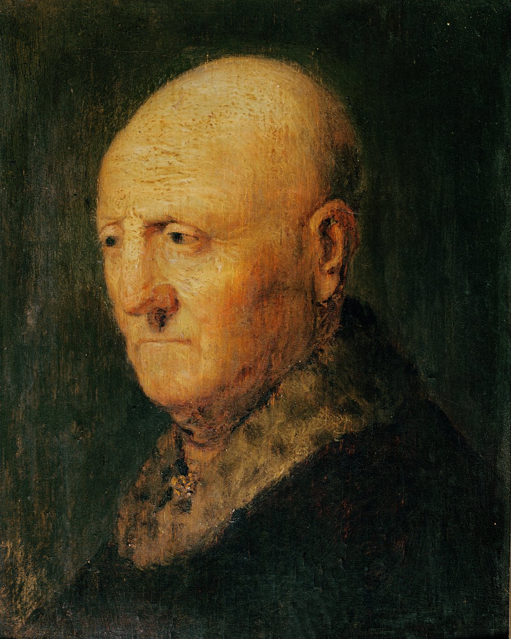 Retrato de un anciano, conocido como Retrato de Hermann Gerritsz van Rijn, padre de Rembrandt de Rembrandt van Rijn