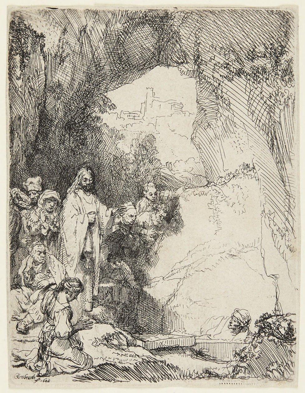 La resurrección de Lázaro de Rembrandt van Rijn