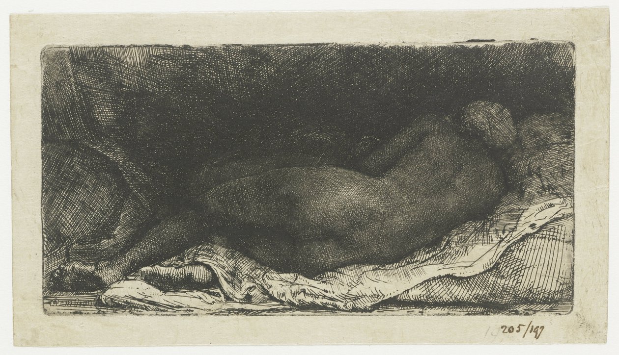 Desnudo femenino recostado
Desnudo femenino recostado de Rembrandt van Rijn