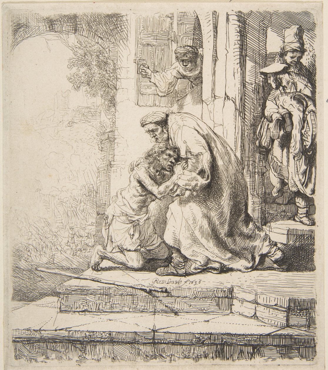 El regreso del hijo pródigo, 1620-69 de Rembrandt van Rijn