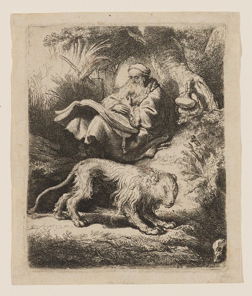 San Jerónimo leyendo de Rembrandt van Rijn