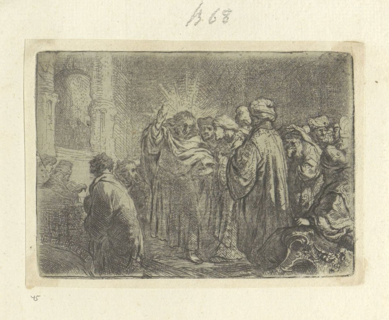 Schatpenning Colección de ochenta y cinco grabados originales (título de la serie) de Rembrandt van Rijn