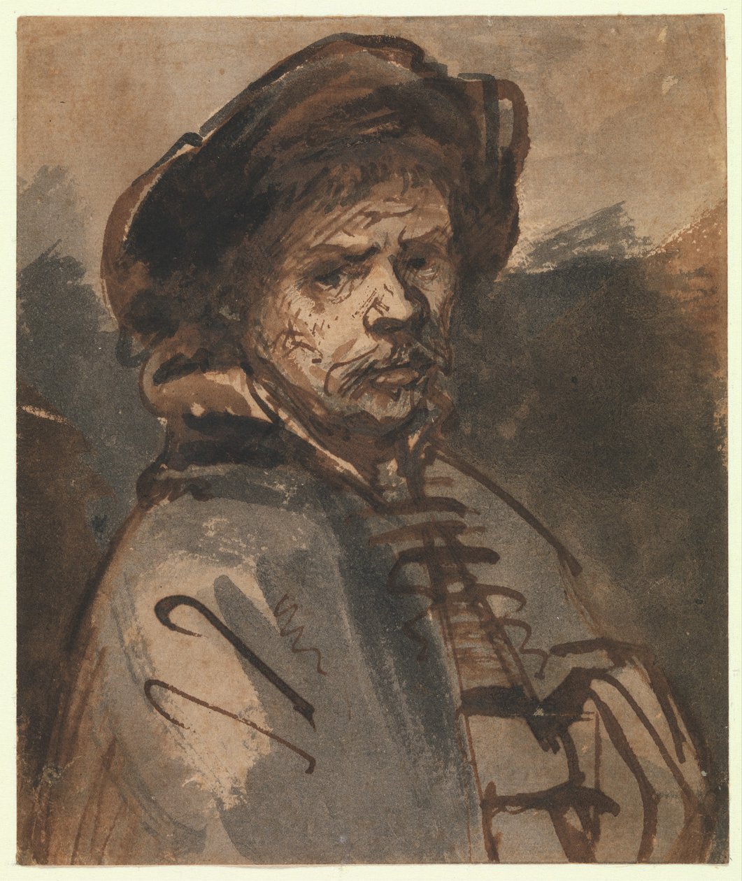 Autorretrato, 1635-40 de Rembrandt van Rijn