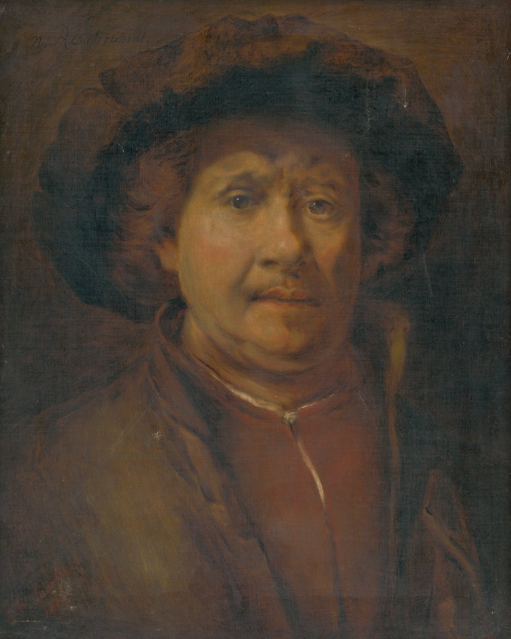 Autorretrato de Rembrandt van Rijn