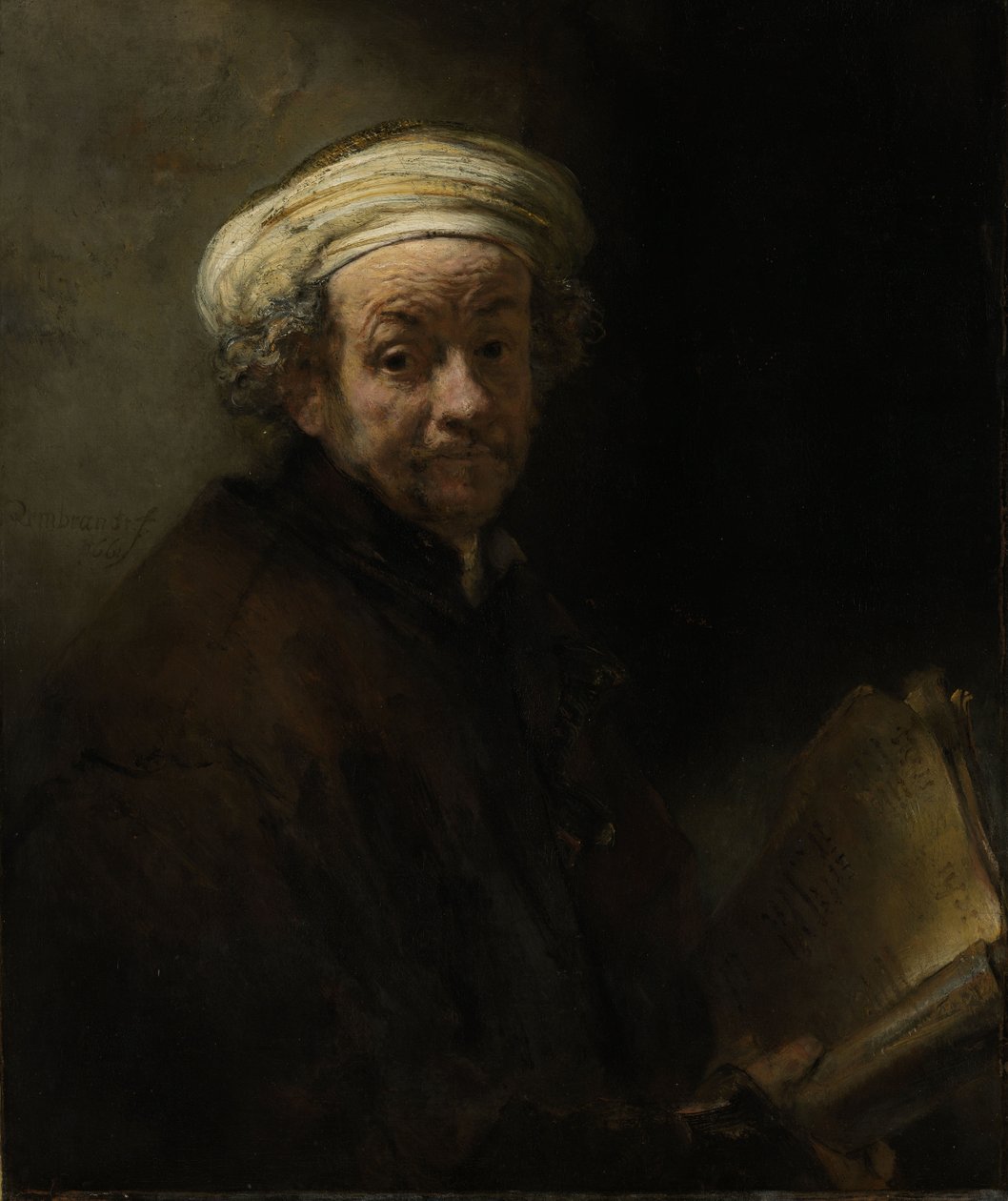 Autorretrato como el Apóstol Pablo, 1661 de Rembrandt van Rijn