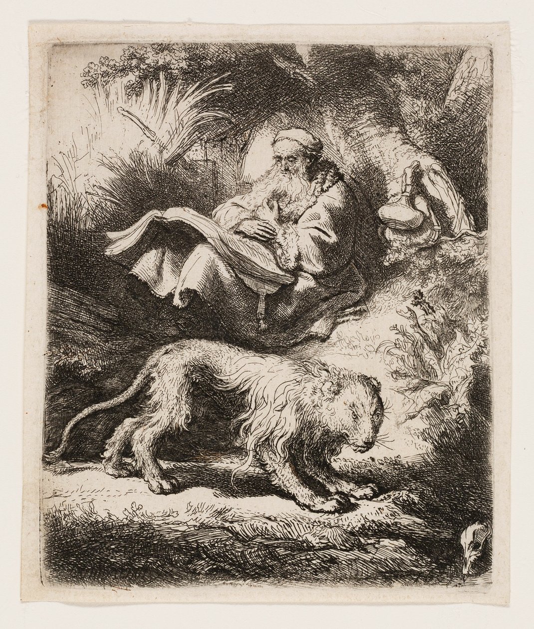 San Jerónimo leyendo de Rembrandt van Rijn