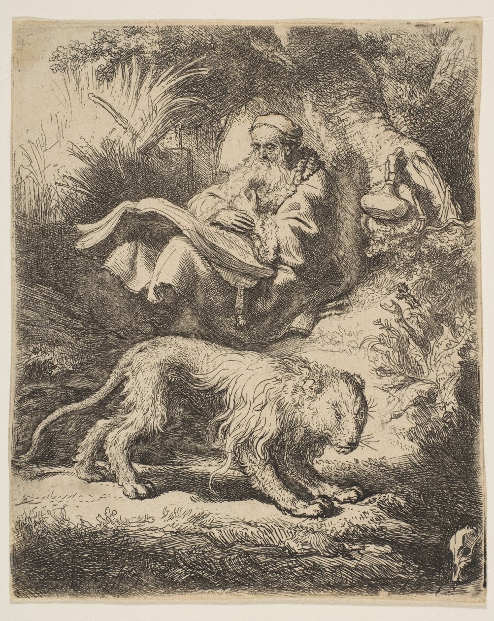 San Jerónimo Leyendo, 1634 de Rembrandt van Rijn